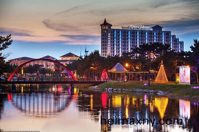 那香海景區的亱晚--流光溢綵 美輪美(mei)奐